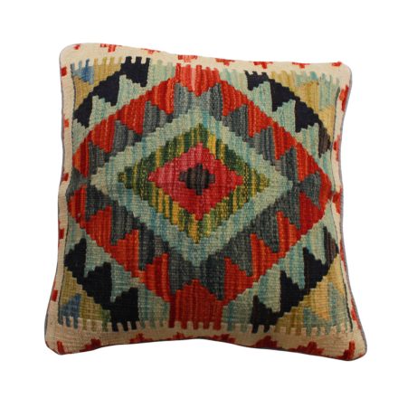 Handwoven decorative cushion 45x45 Kelim pillowcase