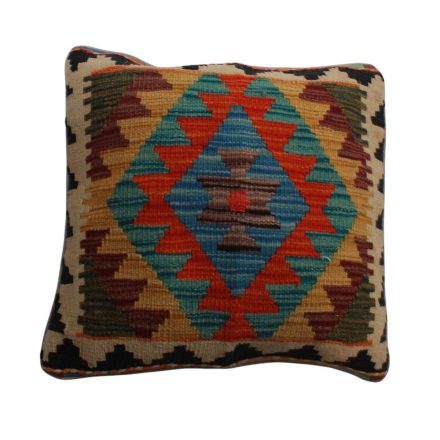 Hand woven cushion cover 45x45 Kelim decorative pillow