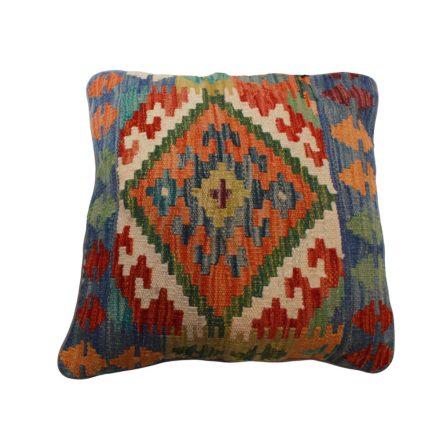 Handwoven decorative cushion 45x45 Kelim pillowcase