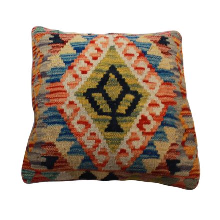 Handwoven Kelim pillowcase 45x45 afghan decorative cushion