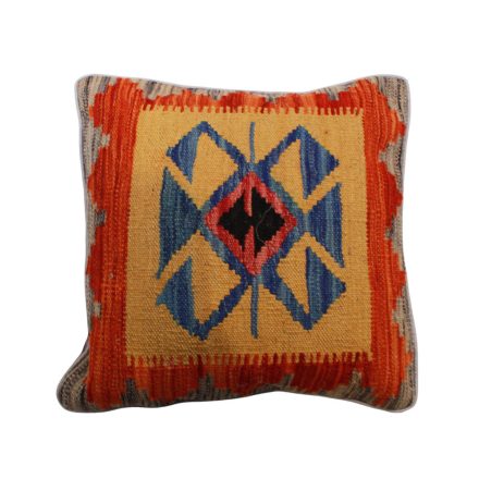 Afghan Kilim pillowcase 45x45 hand woven cushion