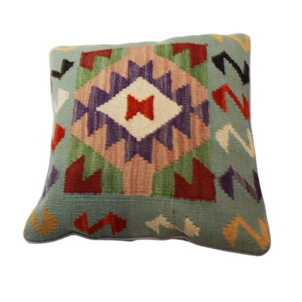 Kilim cushion 45x45 hand woven pillowcase