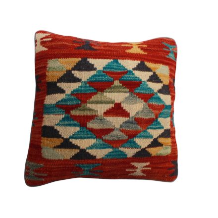 Handwoven Kelim pillowcase 45x45 afghan decorative cushion