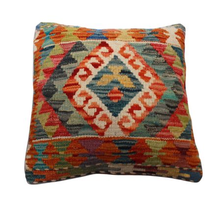 Handwoven decorative cushion 45x45 Kelim pillowcase