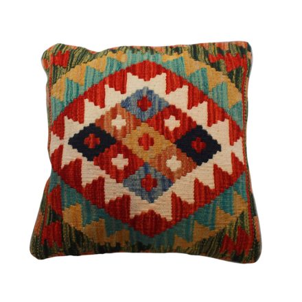 Kilim cushion 45x45 hand woven pillowcase