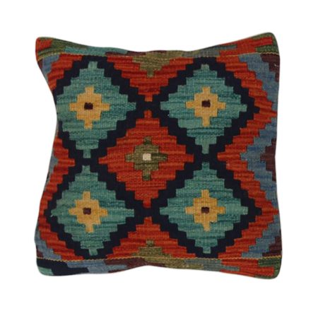 Afghan Kilim pillowcase 45x45 hand woven cushion