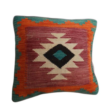 Kilim pillow case 45x45 hand woven decorative cushion