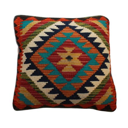 Hand woven cushion cover 45x45 Kelim decorative pillow