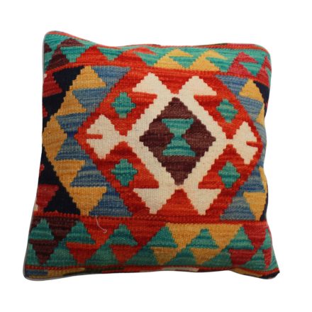 Kilim cushion 45x45 hand woven pillowcase