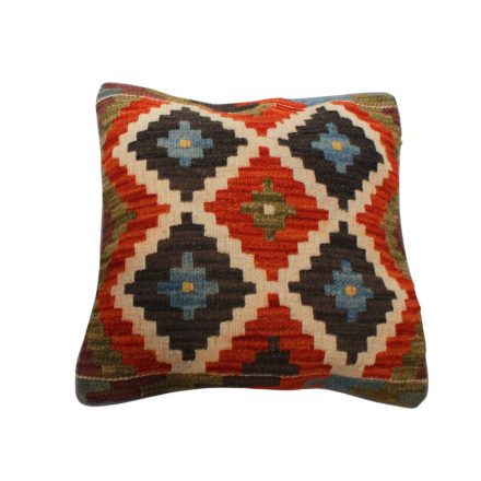 Hand woven cushion cover 45x45 Kelim decorative pillow