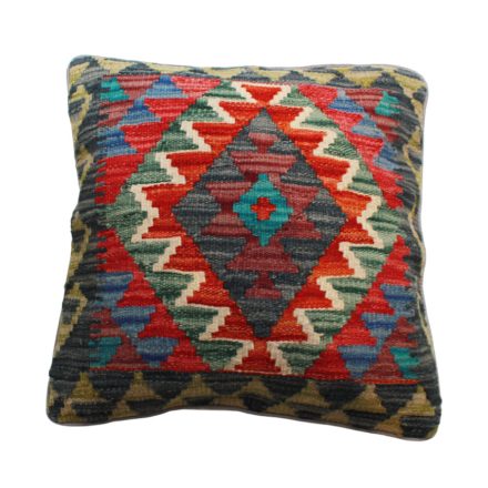 Handwoven decorative cushion 45x45 Kelim pillowcase