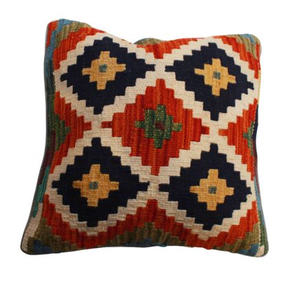 Kelim cushion 45x45 hand woven pillowcase