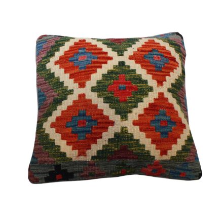 Afghan Kelim pillowcase 45x45 hand woven cushion