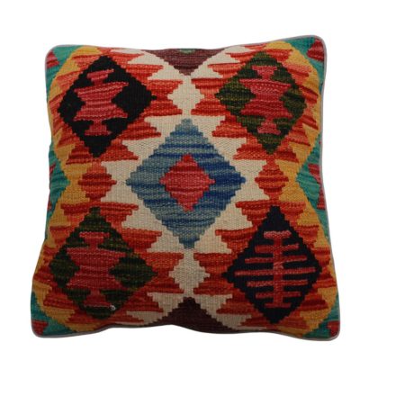 Kelim decorative cushion 45x45 hand woven Kelim pillow case